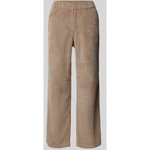 Korte culotte van corduroy