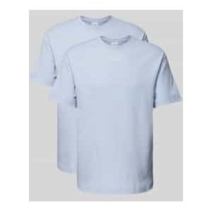 T-shirt met labelprint, model 'NANO'