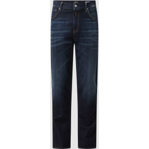 Relaxed tapered fit jeans met stretch, model 'Sandot'