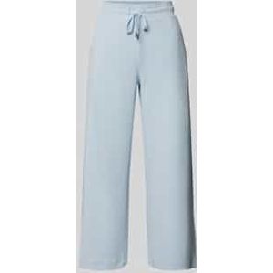 Wide leg sweatpants met tunnelkoord