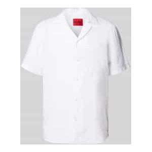 Straight fit vrijetijdsoverhemd van linnen, model 'Ellino'