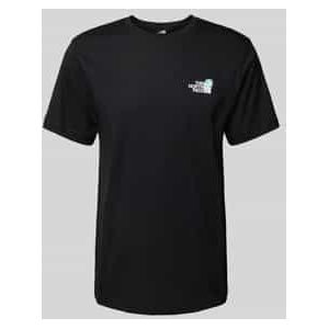 T-shirt met labelprint