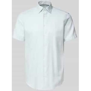 Regular fit zakelijk overhemd met knoopsluiting