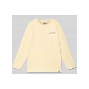 GARCIA - T-shirt - Bruin - Longsleeve - Ronde Hals - Lange Mouwen - Regular Fit