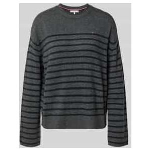 Regular fit gebreide pullover van pure wol