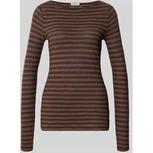 Slim fit shirt met lange mouwen van puur katoen