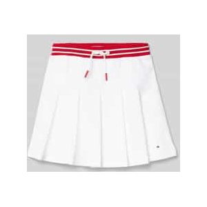 Sweatrok met platte plooien