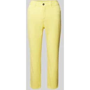 Slim fit broek met verkort model