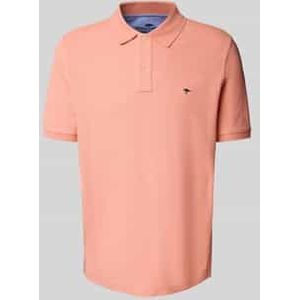 Regular fit poloshirt met logostitching