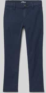 s.Oliver - Brad - Chino - Effen - Slim Fit, Mix van Polyester en Elastaan