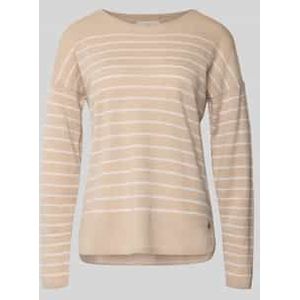 Fynch-Hatton - Gebreide Pullover - Puur Kasjmier - Dames - Relaxed Fit - Streepmotief