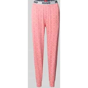 Slim fit pyjamabroek van viscosemix, model 'Unite'