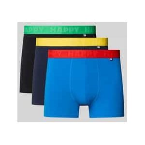 Boxershort met elastische logoband in een set van 3 stuks