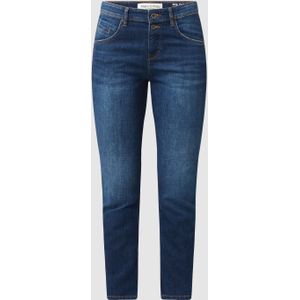 Korte boyfriend fit jeans met stretch, model 'Theda'