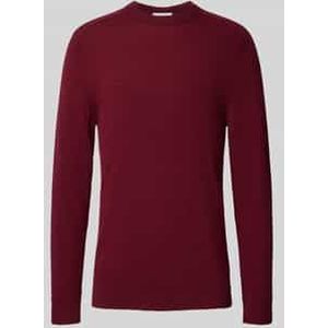 Pullover van kasjmier met ronde hals