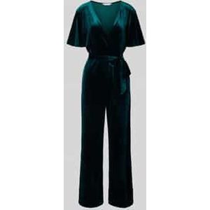 Regular fit jumpsuit met V-hals