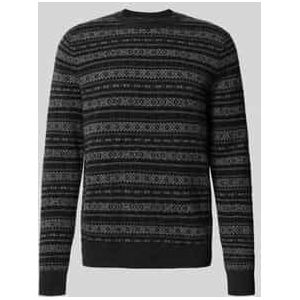 Polo Ralph Lauren - Trui - Antraciet / Lichtgrijs - Knitwear - Lange Mouw
