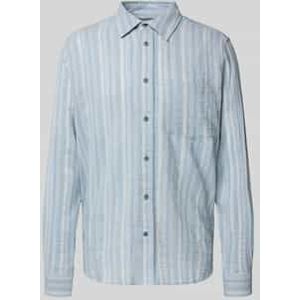 Relaxed fit vrijetijdsoverhemd van een mix van katoen en viscose