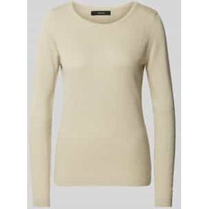 Regular fit gebreide pullover met ronde hals, model 'CARE STRUCTURE'