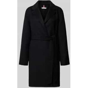 Regular fit lange jas van wolmix