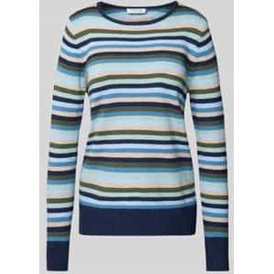 Gebreide pullover van viscosemix met ronde hals