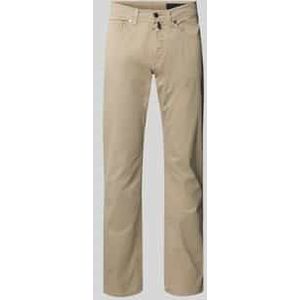 Pierre Cardin - PC-Lyon - Five-pocketsbroek - Vintage Kaki - Tapered Fit