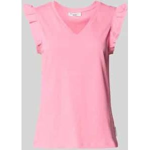 Tanktop met volantmouwen