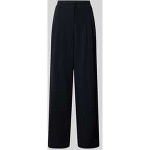 Flared fit broek met haakjessluiting, model 'MAYLA'