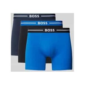 Boxershort met elastische logoband in een set van 3 stuks
