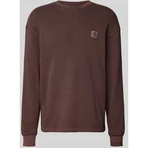 Carhartt WIP - Vista Waffle T-Shirt - Bruin - Longsleeve