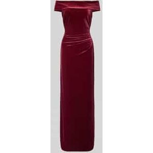 Avondjurk met off shoulder-design