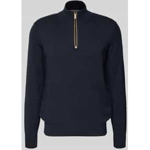 Gebreide pullover met opstaande kraag