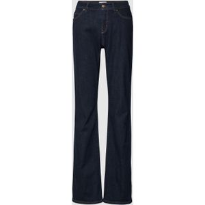 Bootcut jeans met labeldetails, model 'PARIS FLARED'