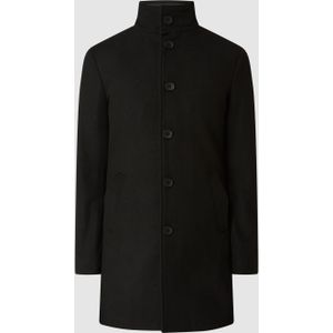 Lange jas van wolmix in een 2-in-1-look, model 'Ontario'