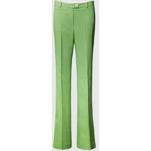 Pantalon met knoop- en ritssluiting, model 'Terela'