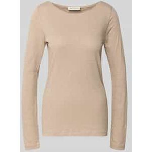 Slim fit shirt met lange mouwen van puur katoen