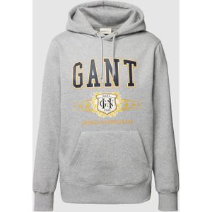 Hoodie met labelprint