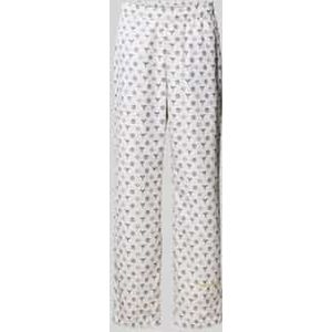 Wide leg sweatpants met elastische band