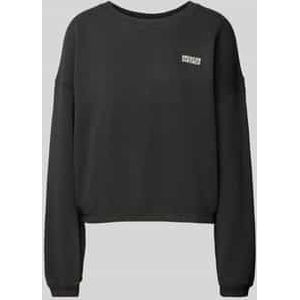 Sweatshirt met labelprint, model 'IZUBIRD'