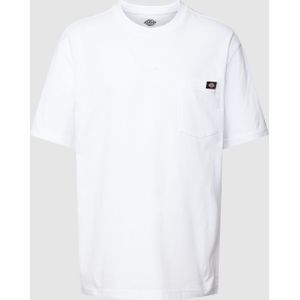 T-shirt van puur katoen met logodetail, model 'PORTERDALE'