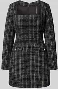 Guess - Sandra - Damesjurk - Mini - Bouclé Tweed - Glinsterende Metallic Vezels