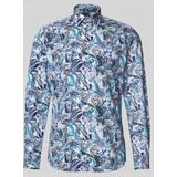 OLYMP - Level Five - Overhemd - Bleu - Body Fit - New York Kent