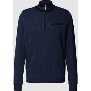 Sweatshirt met opstaande kraag