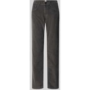 Slim fit corduroy broek in 5-pocketmodel, model 'Carola'