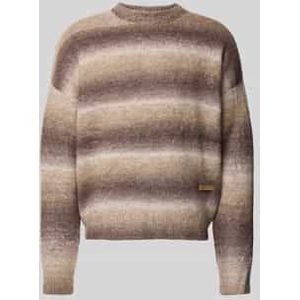 Gebreide pullover met labeldetail, model 'Gradient'