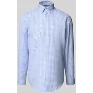 Regular fit zakelijk overhemd met button-downkraag