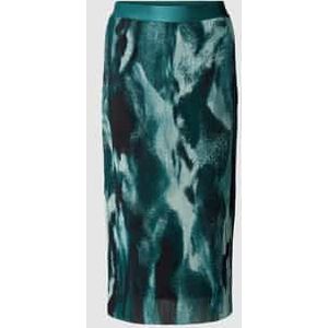 Midirok met structuurmotief, model 'Evibelle'