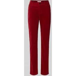 Slim fit corduroy broek in 5-pocketmodel