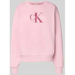 Calvin Klein - Sweatshirt - Pink nectar - Ronde Hals