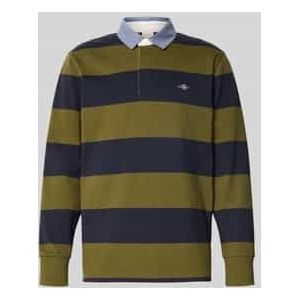 T-shirt - Gestreept - Katoen - Lange Mouw - Normale Pasvorm